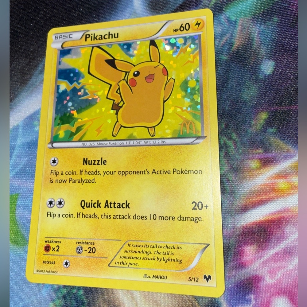 Pikachu Holo - 5/12 - McDonald's
Promos 2014 (MCD14) pokemon tcg